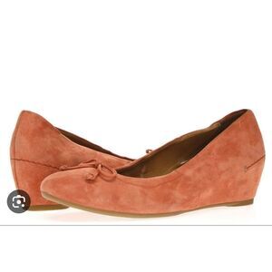 Paul green coral wedge heel suede shoes size 6.5